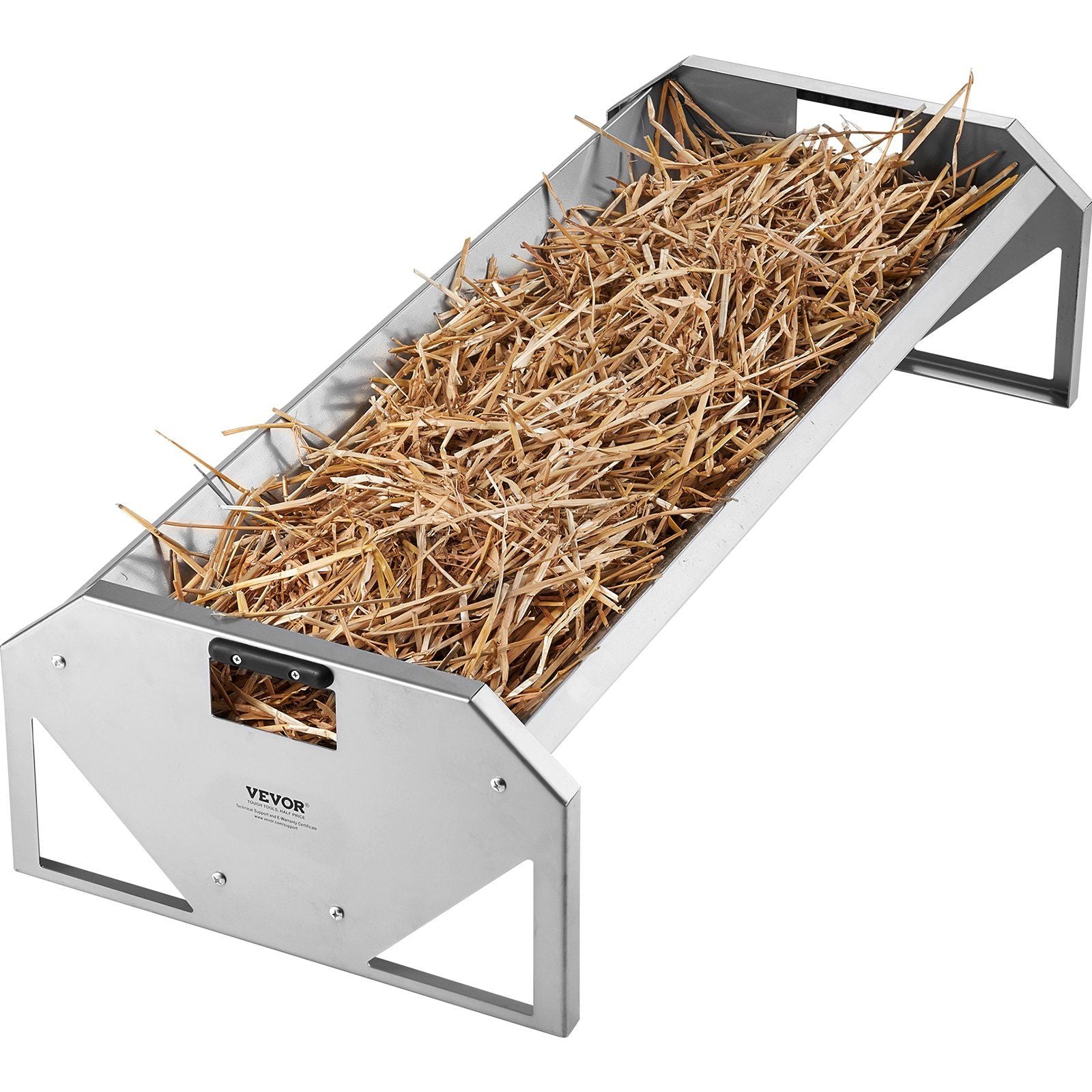 Vevor Livestock Feeding Trough 22 Gallon Capacity 45' Goat Feeder For 10 Sheep